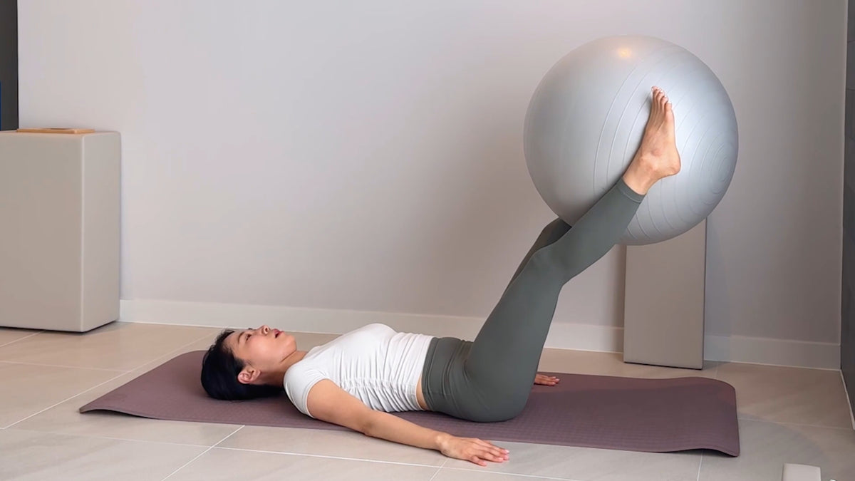Exercise of the Month: Roll Over Using the Stability Ball™
