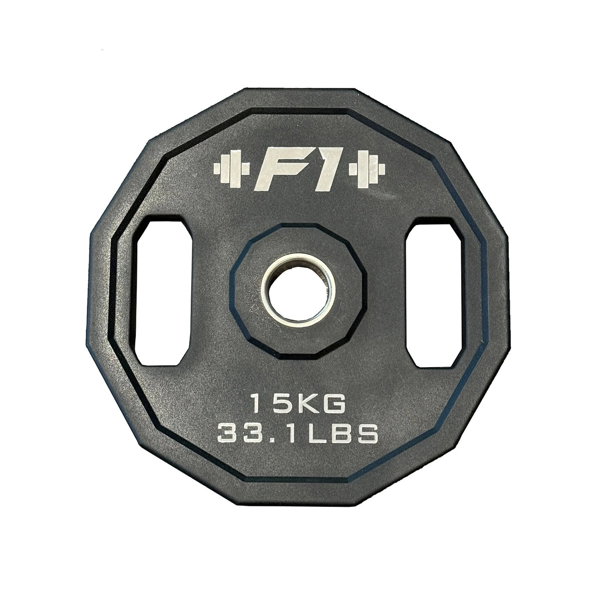 F1 Recreation 12-Sided Polyurethane Olympic Weight Plate - New Design (pcs)