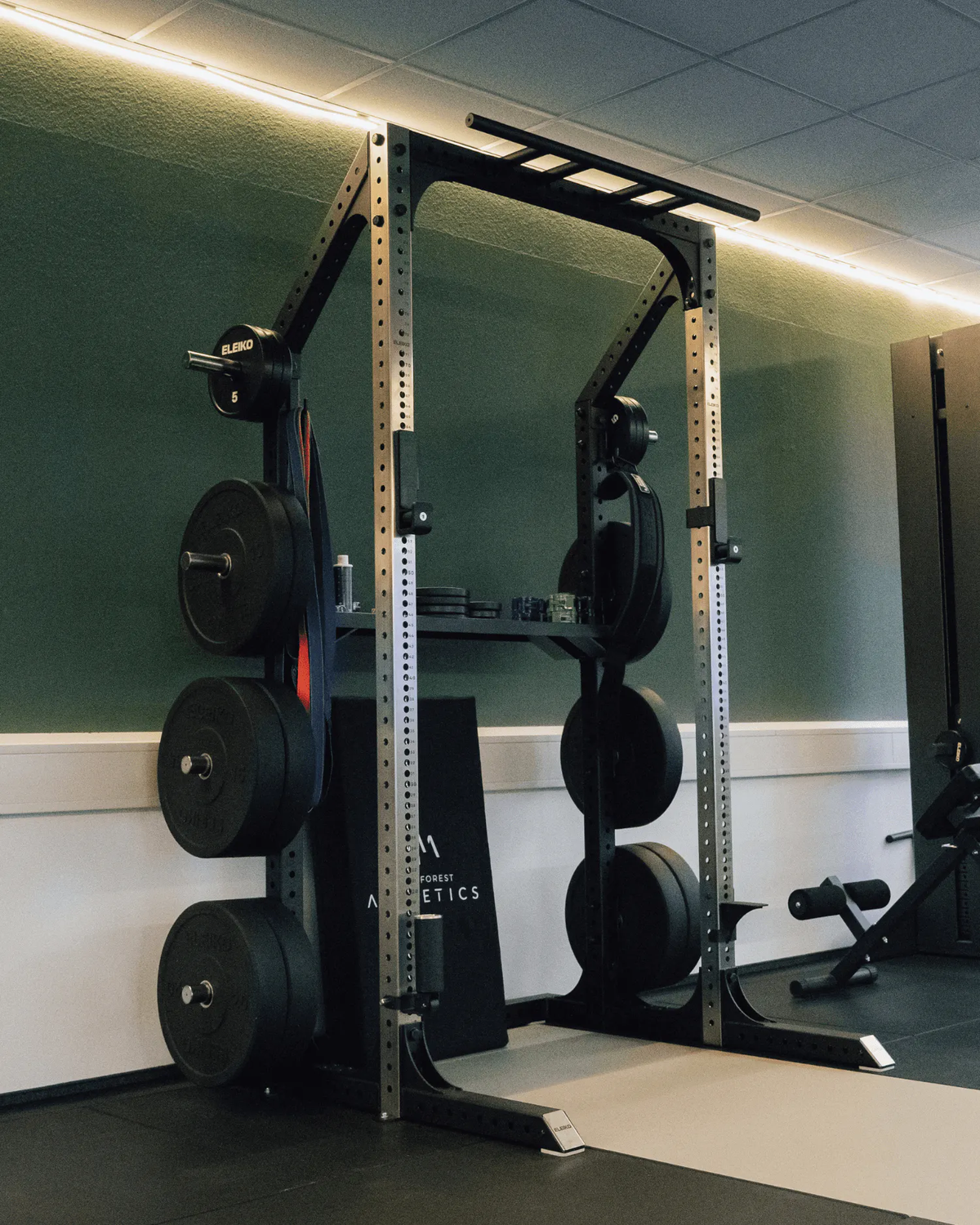 Eleiko Prestera Half Rack [Stainless] + Prestera Straight Pull-Up Bar
