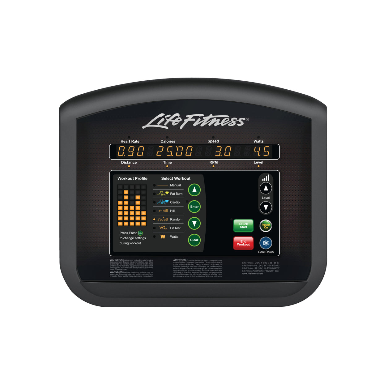 CPO Life Fitness Activate OSR Recumbent Bike