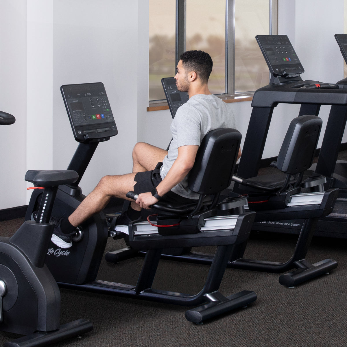 Life Fitness Aspire Series Recumbent Bike SL Console