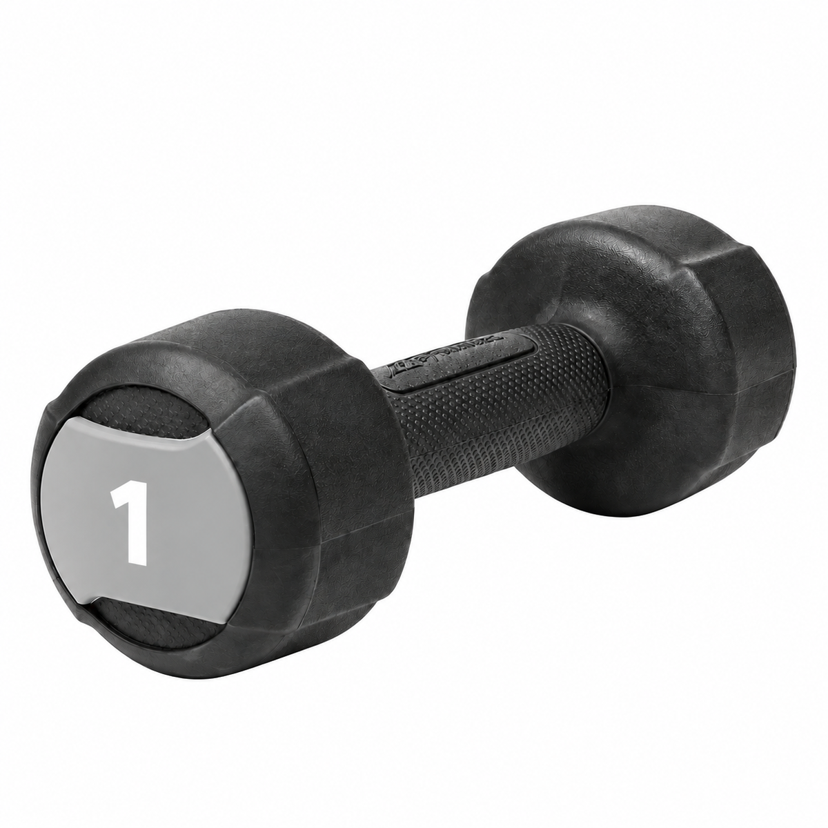 Life Fitness Studio Single Urethane Dumbbell - Black/ Grey (pcs)