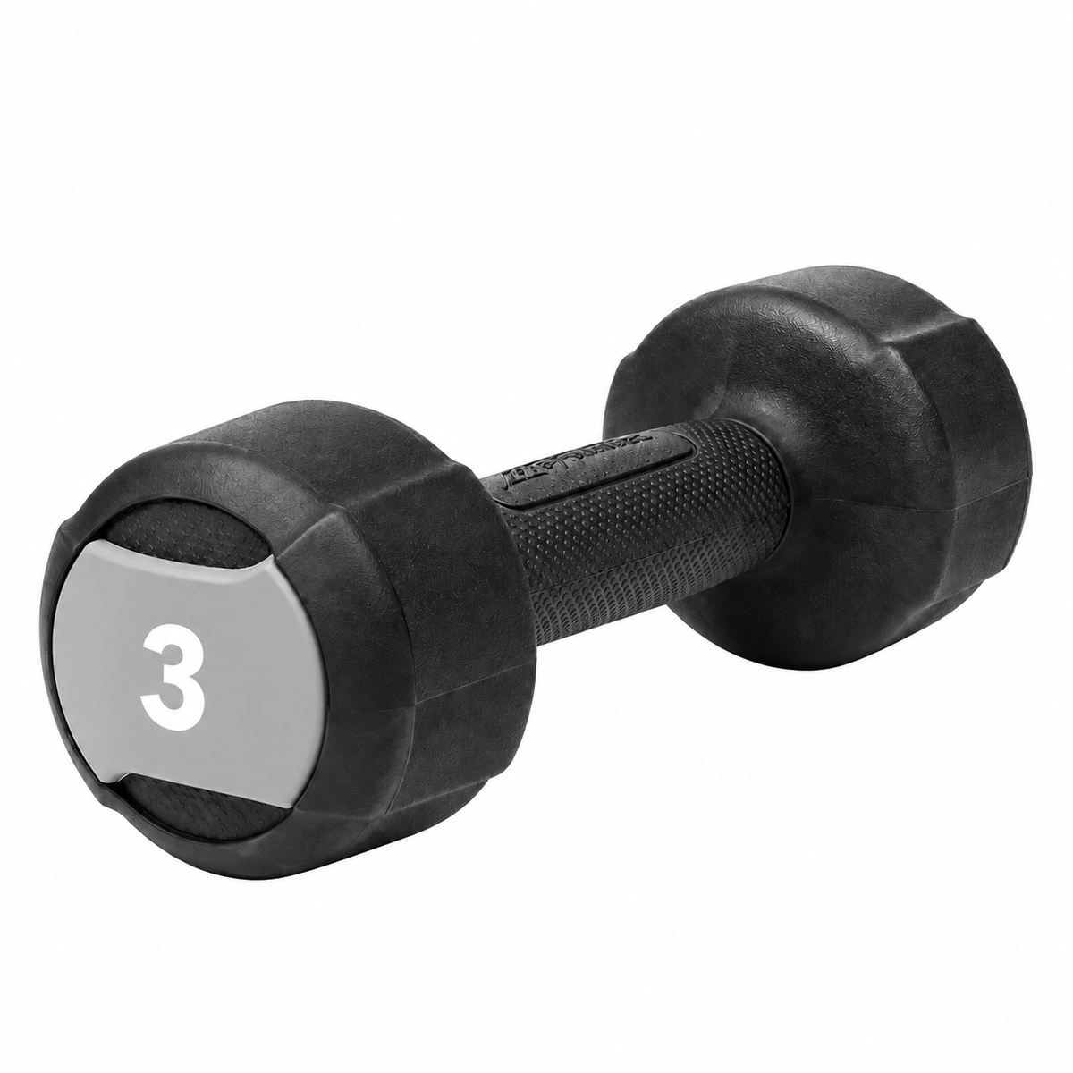 Life Fitness Studio Single Urethane Dumbbell - Black/ Grey (pcs)