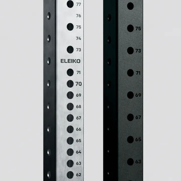 Eleiko Prestera Half Rack [Stainless] + Prestera Straight Pull-Up Bar