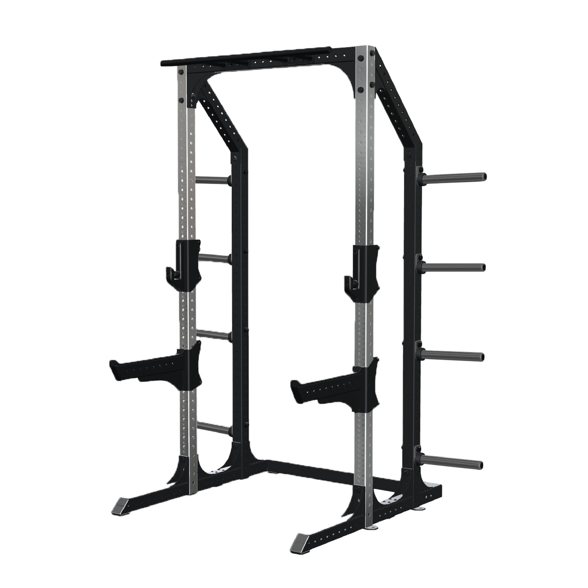Eleiko Prestera Half Rack [Stainless] + Prestera Straight Pull-Up Bar