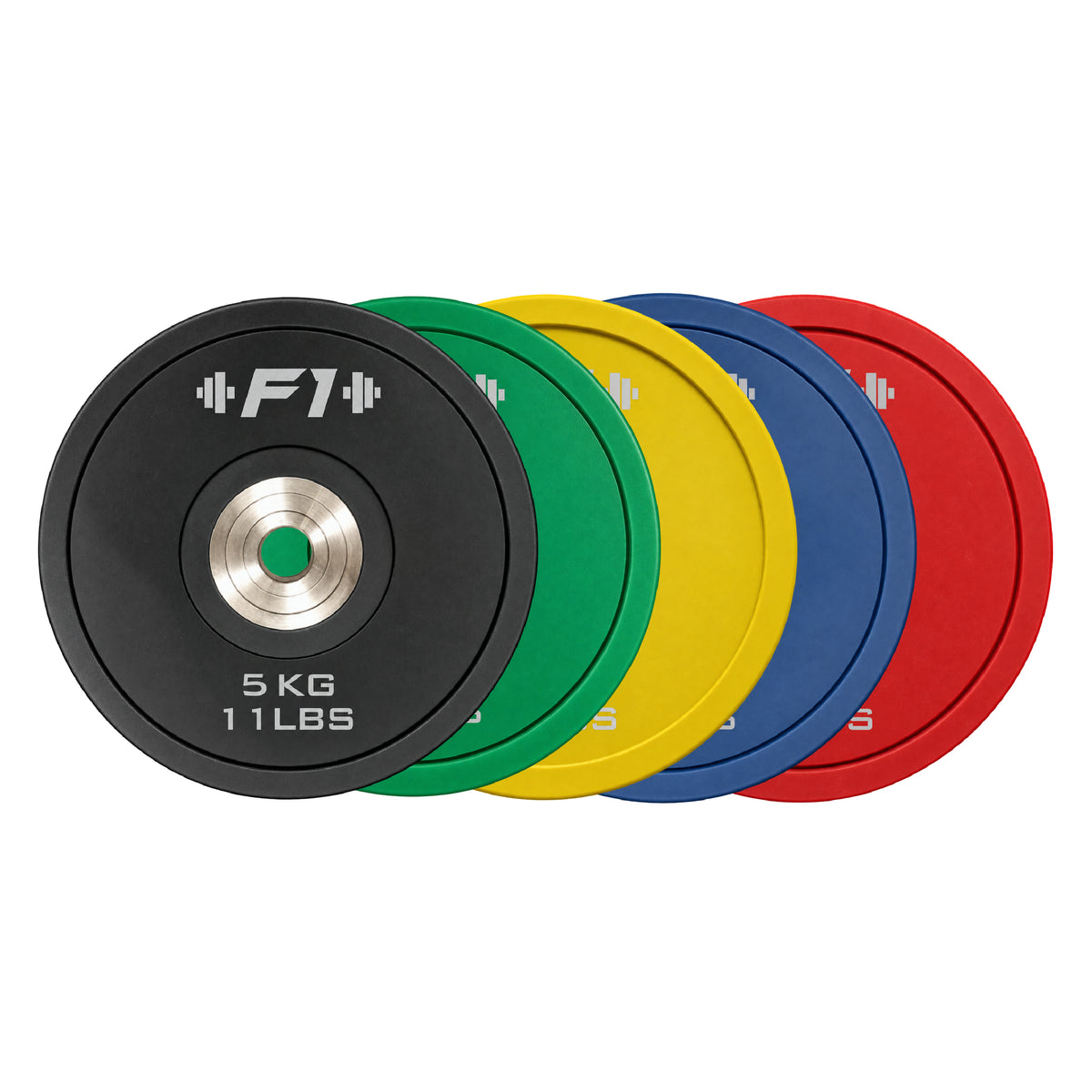 F1 Recreation Urethane Bumper Plates with F1 Logo (pcs)