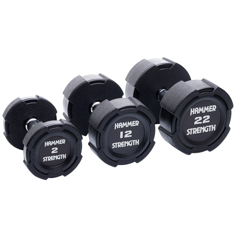 Hammer Strength Urethane Dumbbells (Pair)