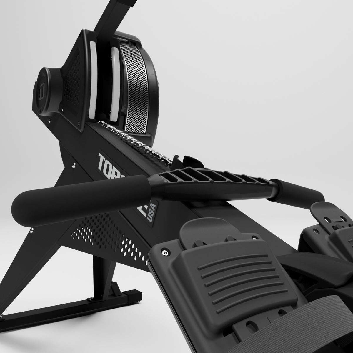 Torque Stealth Air Rower (Black Satin)