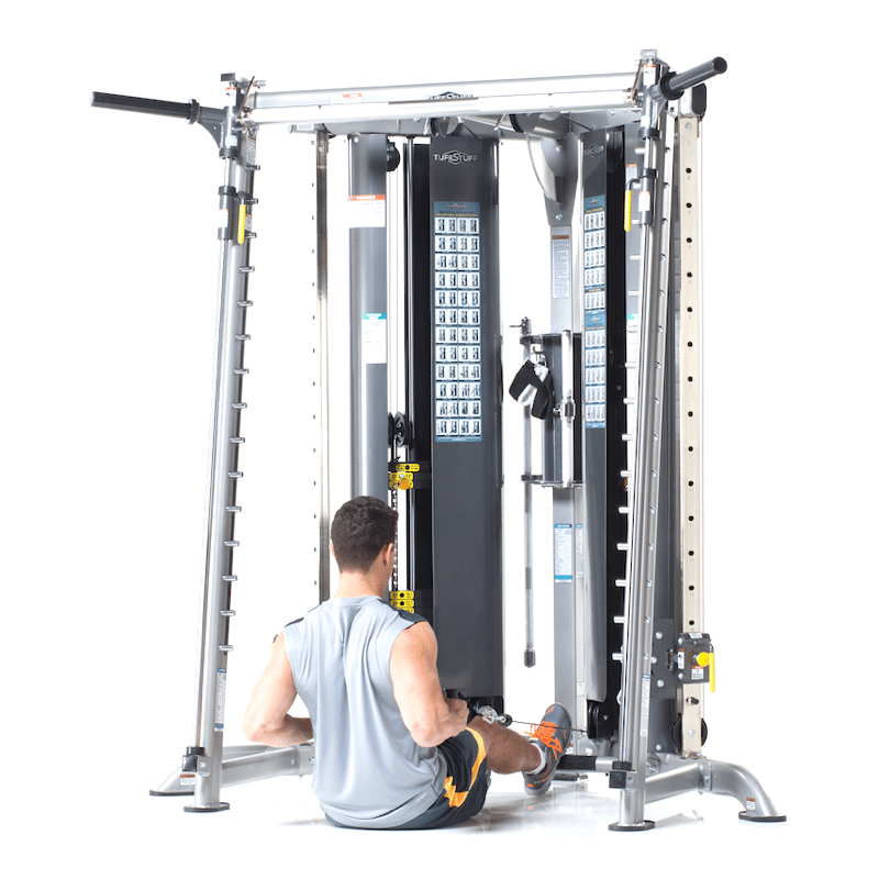 TuffStuff Corner Multi Functional Trainer with Smith Press | Home Gym System (CXT200-150 + CXT225)