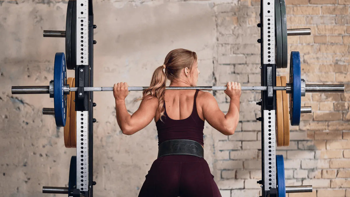 Eleiko Prestera Power Rack [Stainless] + Prestera Straight Pull-Up Bar