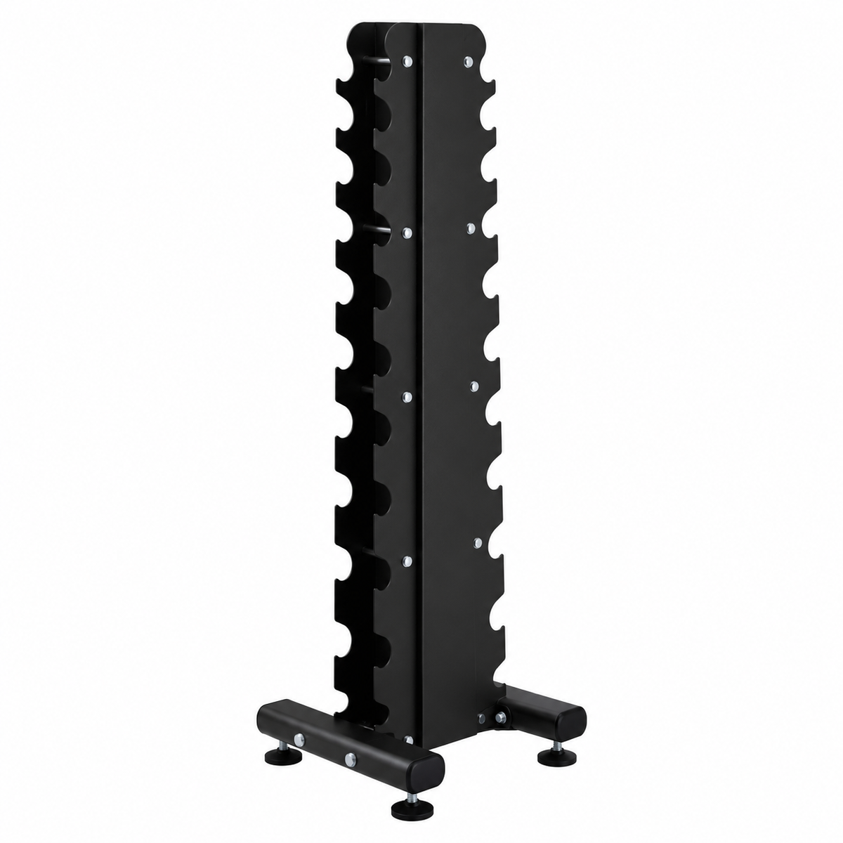 F1 Recreation Vertical Dumbbell Rack (VDR-N) - Holds 10 pair 8-Sided Urethane Dumbbell