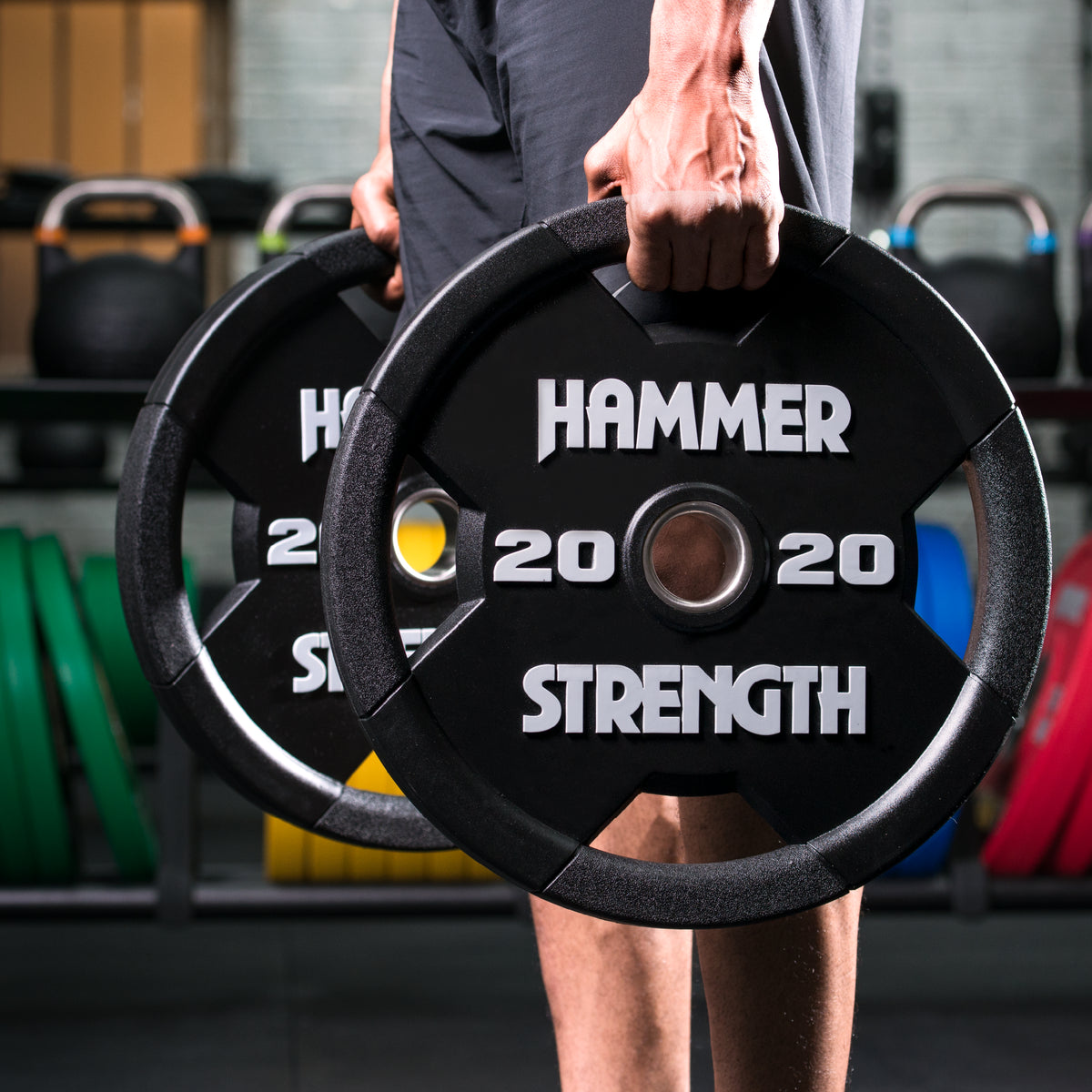 Hammer Strength Urethane Olympic Plates (pcs)