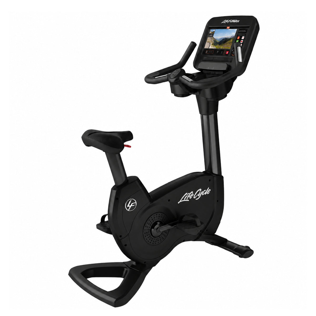 Life Fitness Elevation 95C Upright Bike SE3HD | Onyx Black