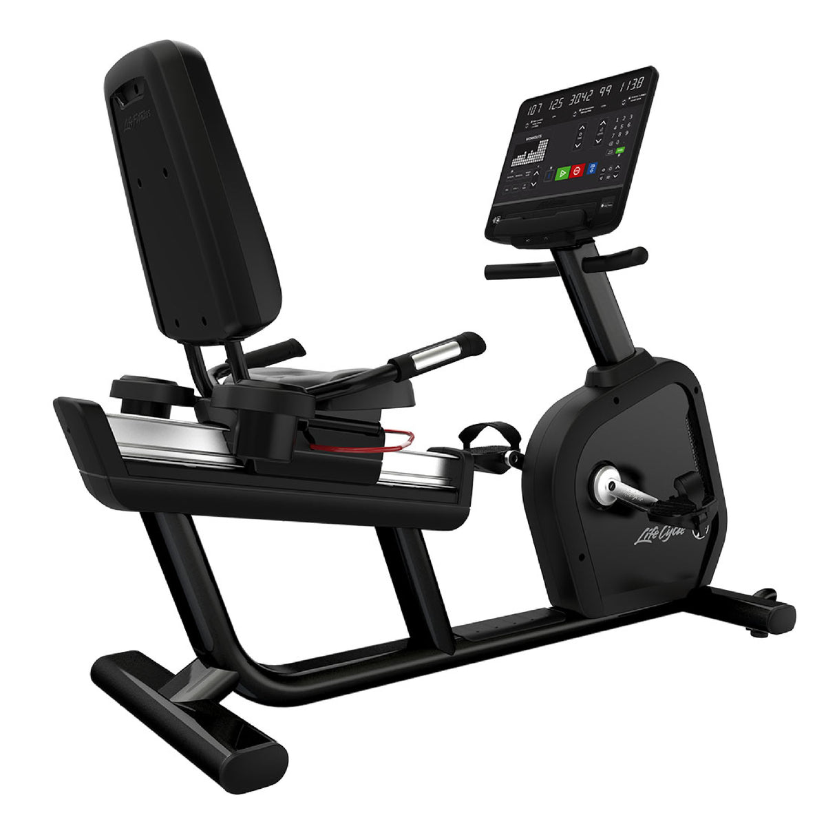 Life Fitness Integrity D Recumbent Bike SL Console | Onyx Black