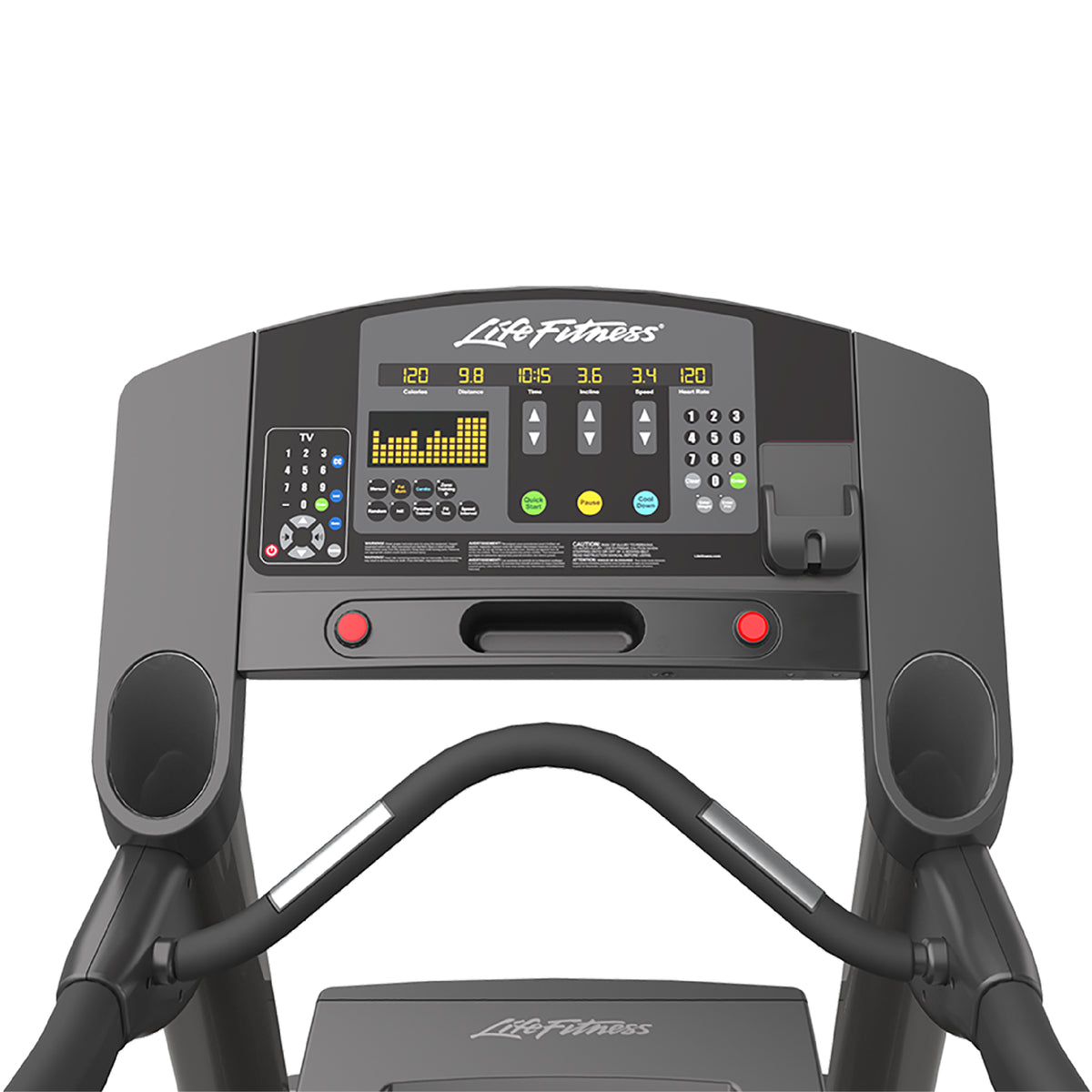CPO Life Fitness Integrity CLST Treadmill | Onyx Black