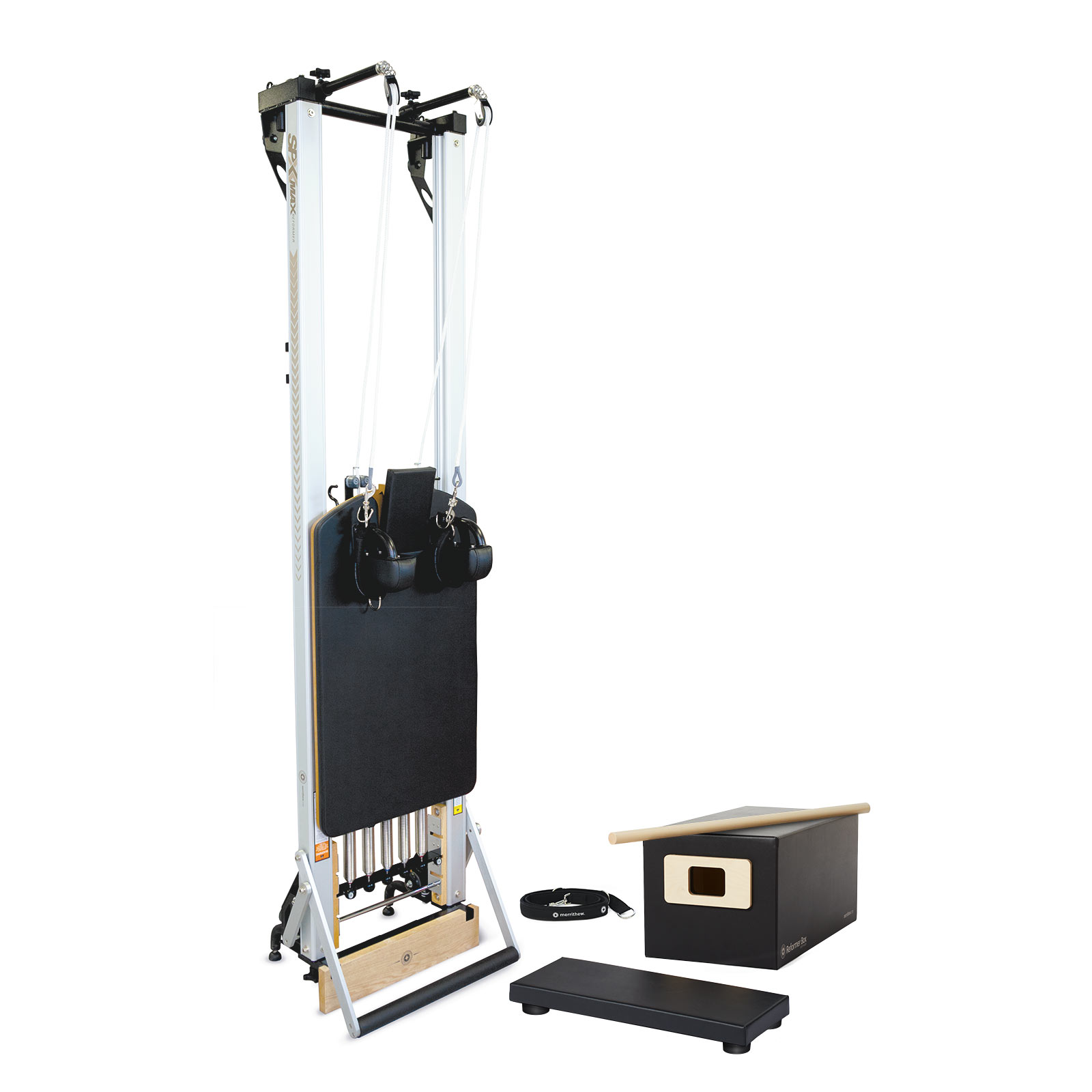 Merrithew SPX® Max Reformer with Vertical Stand & Tall Box Bundle 