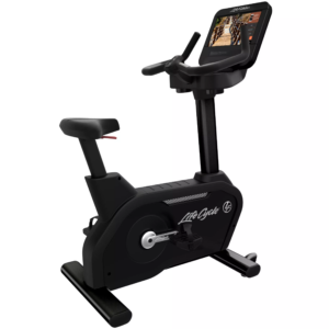 Life Fitness Integrity Series D SE3HDUpright Bike | Oynx Black